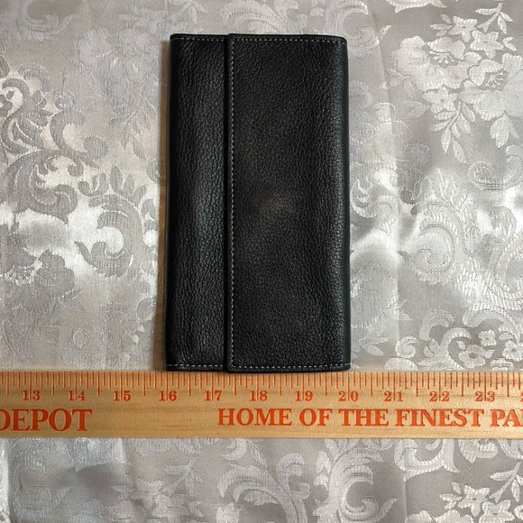 Eddie Bauer Genuine Leather Wallet Billfold Clutch - Picture 2 of 12